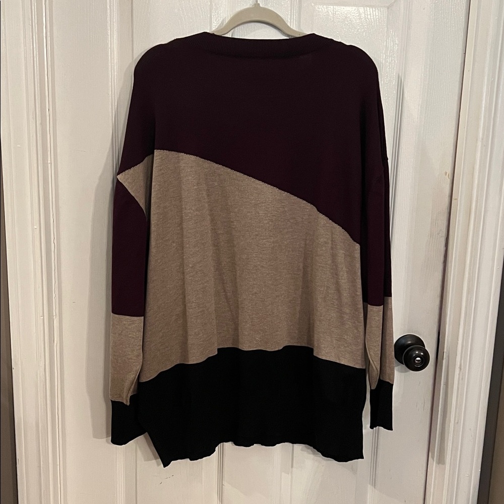 Poppy & Whimsy Colorblock Sweater - Picture 2 of 3